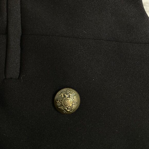 Forever 21 Blazer Women Medium Black Work Office Jacket Capsule Minimalist Basic - Picture 13 of 14